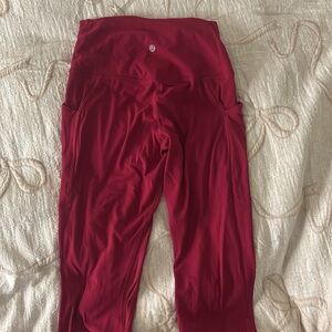 lululemon athletica Kids Cherry Red Leggings